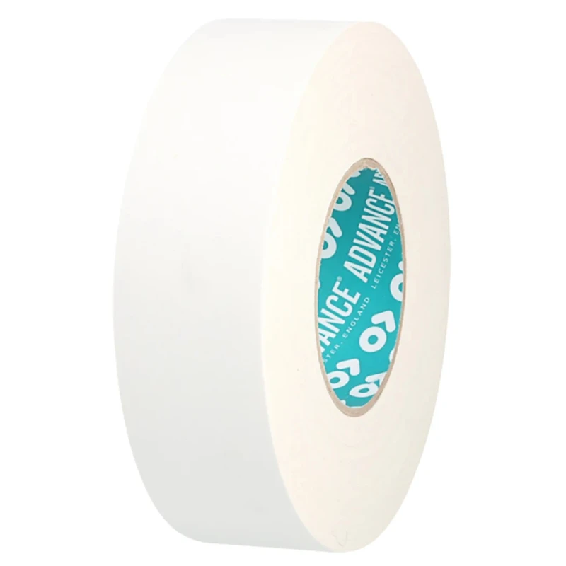 Advance Tapes High Specification Polycoated Cloth Tape, 50 m x 25 mm, White, Matt Finish AT160