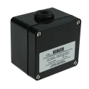 CE-TEK CEP Series Black Polyester Junction Box, IP66, 5 Terminals, ATEX Certified, ABS 80 mm x 75 mm x 55 mm CEP807555PA