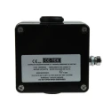 CE-TEK CEP Series Black Polyester Junction Box, IP66, 5 Terminals, ATEX Certified, ABS 80 mm x 75 mm x 55 mm CEP807555PA