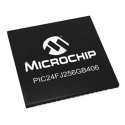 Microchip 16 bit PIC24F Microcontroller PIC24FJ256GB406-I/MR 32 MHz, 256kB FLASH, 64-Pin QFN