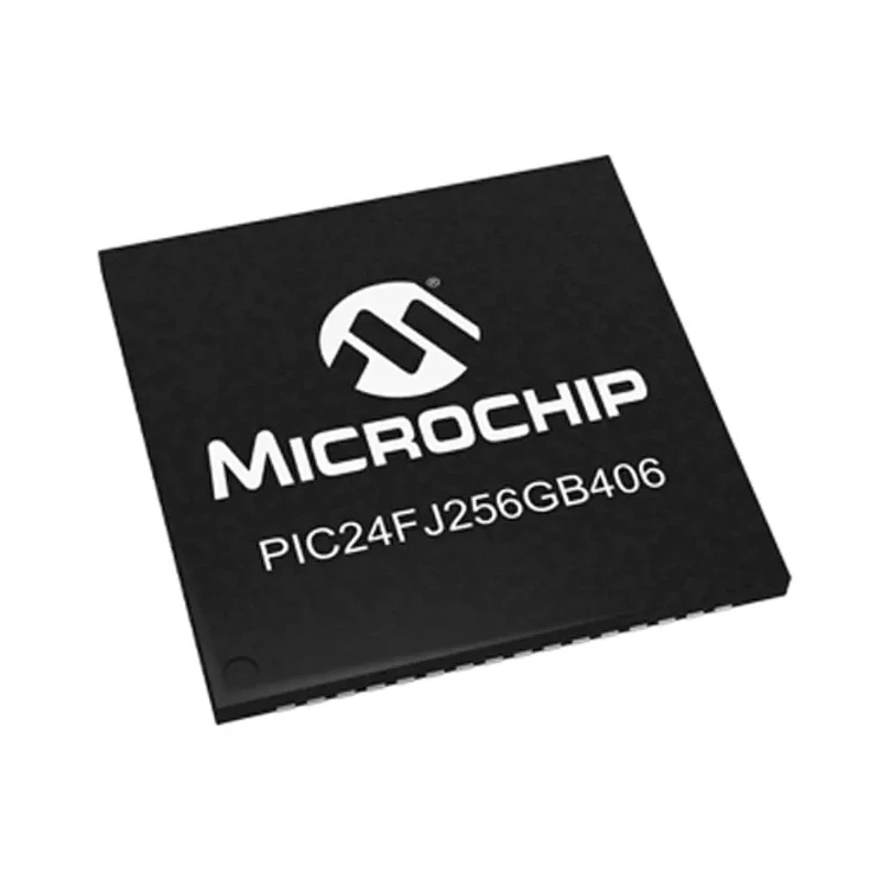 Microchip 16 bit PIC24F Microcontroller PIC24FJ256GB406-I/MR 32 MHz, 256kB FLASH, 64-Pin QFN