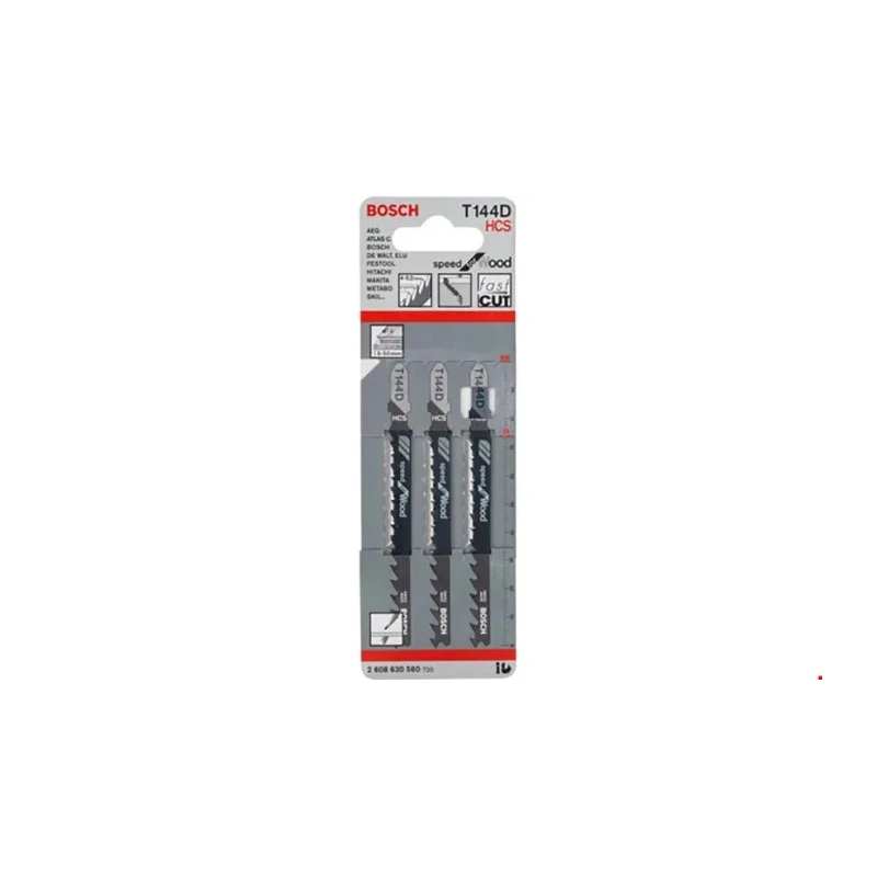 Bosch Jigsaw Blade High Carbon Steel 733 mm Length T144D 2608630040