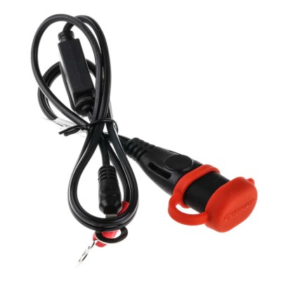 TecMate Battery Charger Lead for Power Sport Batteries O01 50cm Cable Length 5 Amp Rating