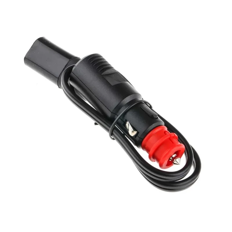TecMate Battery Charger Lead for 21 mm AUTO Socket, 12 mm BIKE/DIN Charger O02