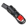TecMate Battery Charger Lead for 21 mm AUTO Socket, 12 mm BIKE/DIN Charger O02