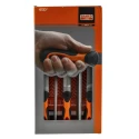 Bahco Engineers File Set 5 Pieces, 250 mm Length, Half Round Shape, Second Cut, Handle Included 1-477-10-2-2