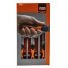 Bahco Engineers File Set 5 Pieces, 250 mm Length, Half Round Shape, Second Cut, Handle Included 1-477-10-2-2