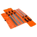 Bahco Engineers File Set 5 Pieces, 250 mm Length, Half Round Shape, Second Cut, Handle Included 1-477-10-2-2