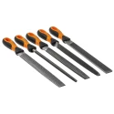 Bahco Engineers File Set 5 Pieces, 250 mm Length, Half Round Shape, Second Cut, Handle Included 1-477-10-2-2
