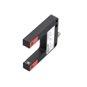 BALLUFF Through Beam Photoelectric Sensor, Fork Style, PNP Output, 30V DC, IP67, Laser Light Source BGL0019