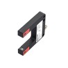 BALLUFF Through Beam Photoelectric Sensor, Fork Style, PNP Output, 30V DC, IP67, Laser Light Source BGL0019