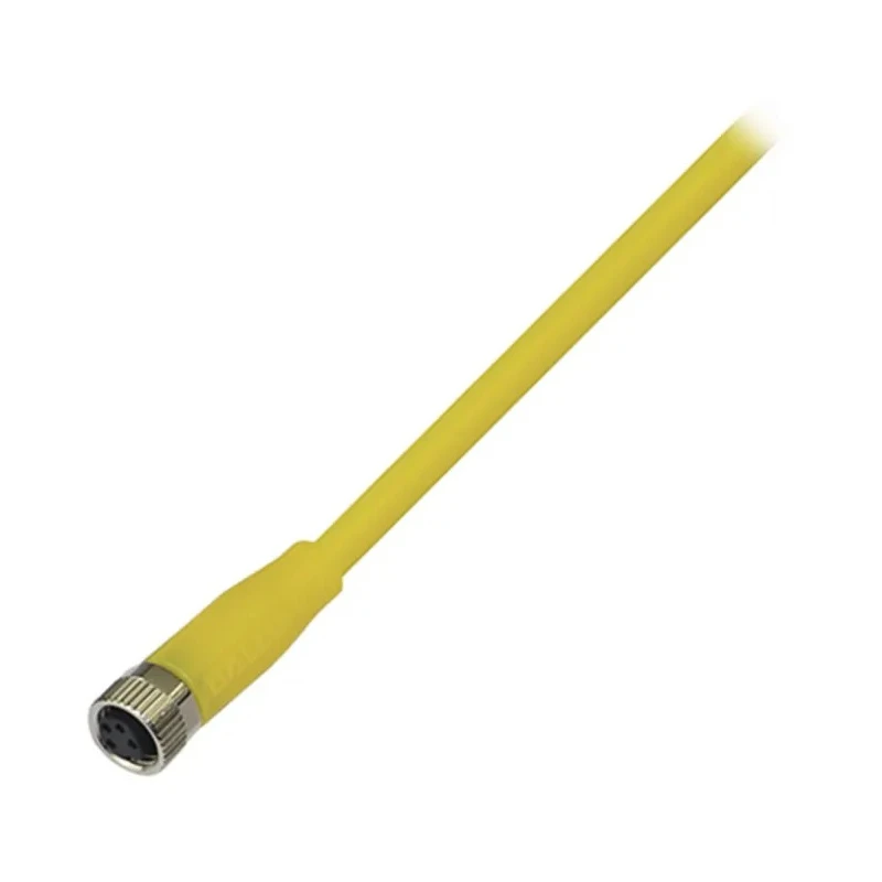 BALLUFF Sensor Actuator Cable Female 4 Way Straight to 4 Way Unterminated, 5 m, Polyvinyl Chloride Jacket, 30V AC BCC0543