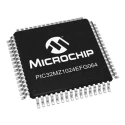 Microchip PIC32MZ1024EFG064-I/PT 32 bit MIPS MicroAptiv Microcontroller, 200 MHz, 1024 kB FLASH, 64-Pin TQFP Package