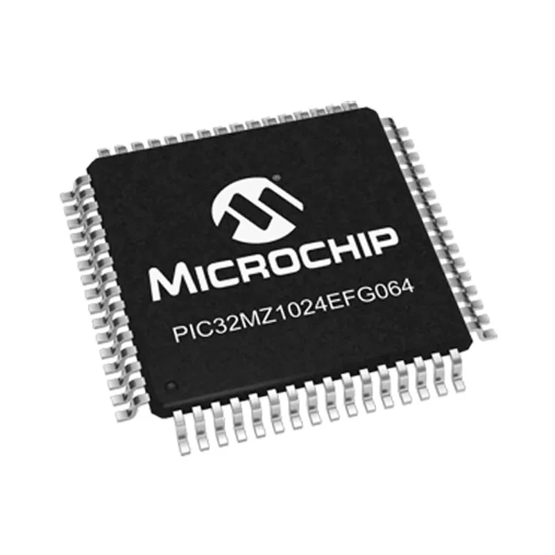 Microchip PIC32MZ1024EFG064-I/PT 32 bit MIPS MicroAptiv Microcontroller, 200 MHz, 1024 kB FLASH, 64-Pin TQFP Package