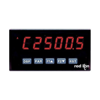 Red Lion Preset Timer Display Unit 6 Digit 14.2 mm LED Sunlight Readable Reset Manual 85-250VAC PAXTM000