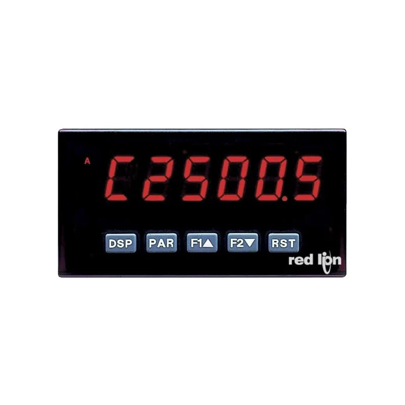 Red Lion Preset Timer Display Unit 6 Digit 14.2 mm LED Sunlight Readable Reset Manual 85-250VAC PAXTM000