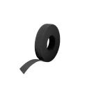 VELCRO® Black Hook & Loop Tape 10mm Width x 25m Length, 2.35mm Thickness, Polyamide and Polypropylene Material VEL-OW64102