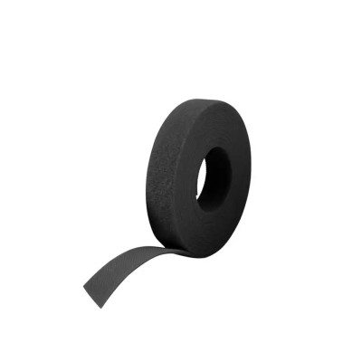 VELCRO® Black Hook & Loop Tape 10mm Width x 25m Length, 2.35mm Thickness, Polypropylene and Polyamide, RoHS VEL-OW64101