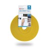 VELCRO® Yellow Hook & Loop Tape, 10mm Width x 25m Length, Polypropylene Polyamide Material, Max Operating VEL-OW64104