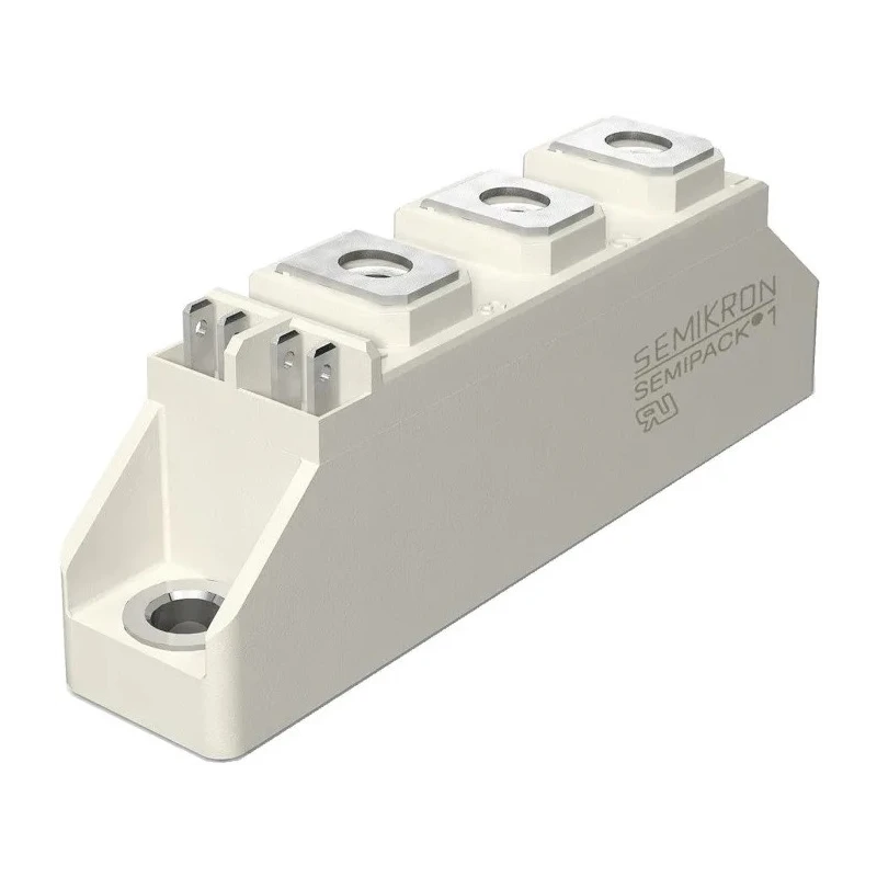 Semikron Danfoss Dual Thyristor Module 1600 V, 25 A, 150 mA Gate Trigger Current, 550 A Surge Current SKKT 27/16 E