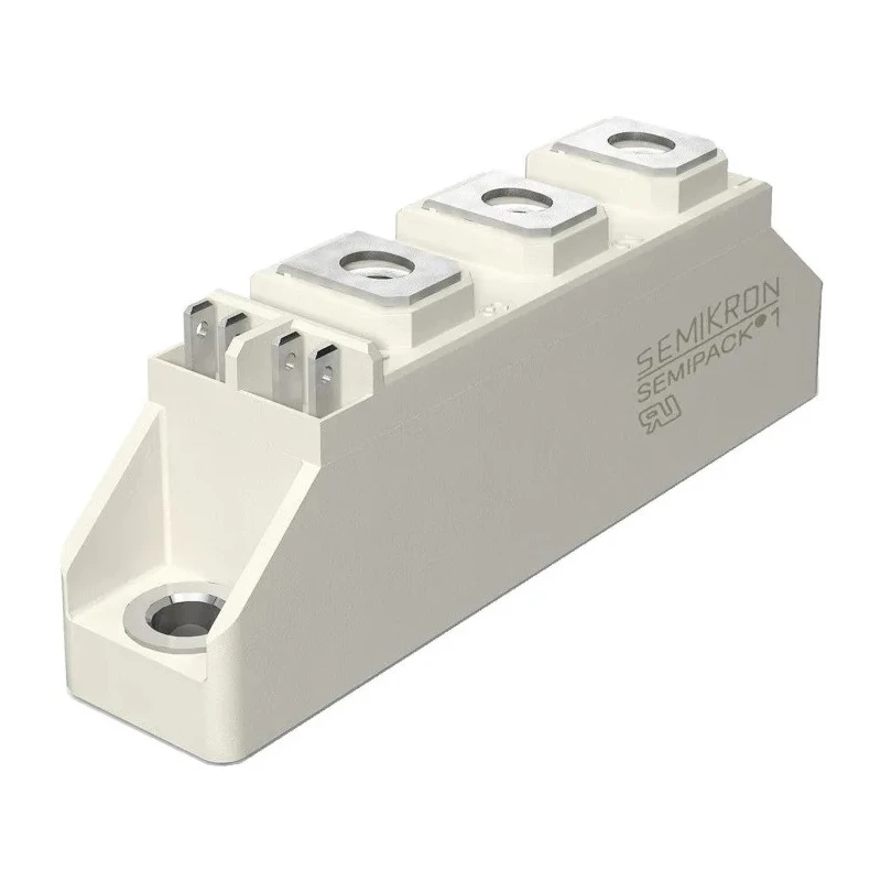 Semikron Danfoss Dual Thyristor Module 1600 V 1 kA, 40 A, 150 mA, 1.95 V SEMIPACK1 7-Pin SKKT 42/16 E