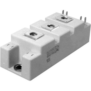 Semikron Danfoss N-Channel IGBT Module 114 A 1200 V 7-Pin SEMITRANS Panel SKM75GB12V