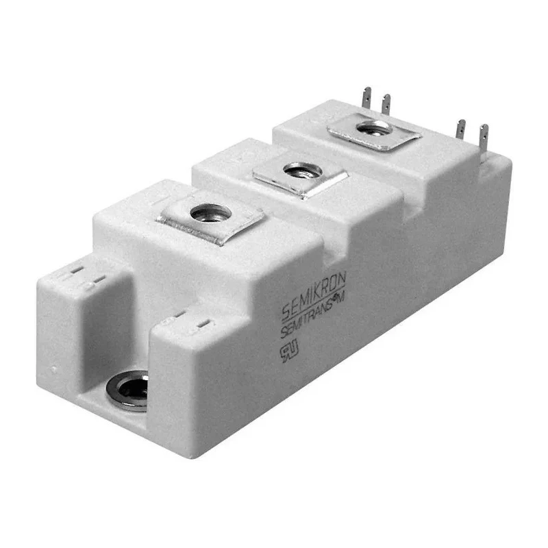Semikron Danfoss N-Channel IGBT Module 125 A 1700 V 7-Pin SEMITRANS Panel SKM100GB176D