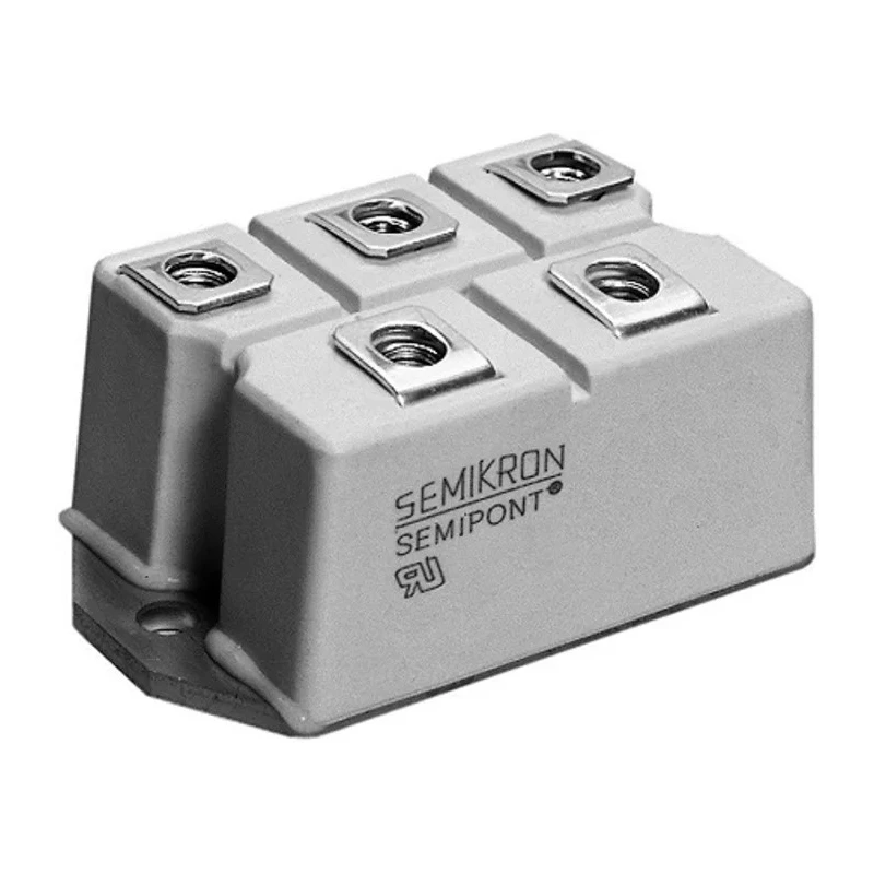 Semikron Danfoss Three Phase Bridge Rectifier Module 1600 V 750 A 7-Pin Single SKD 82/16