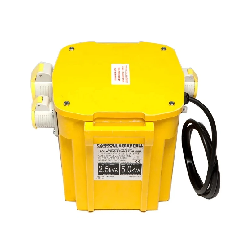 Carroll & Meynell 1 Site Transformer 2.5 kVA, 230 V ac Primary, ±55 V ac Secondary, 16 A Output CM5000/210/PT/RS