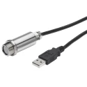 Calex Infrared Temperature Sensor IEEE 1588, USB Interface, Screw Mount, IP65, -20°C to 1000°C PMU21