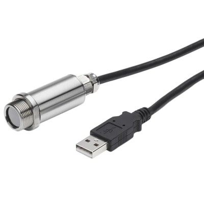 Calex Infrared Temperature Sensor IEEE 1588, USB Interface, Screw Mount, IP65, -20°C to 1000°C PMU21