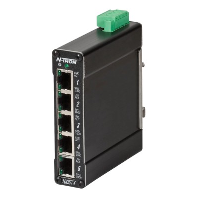 N-Tron Unmanaged 5 Port Ethernet Switch Power Over Ethernet 1005TX