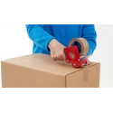Tesa Brown 4124 Packing Tape, 66 m Length x 50 mm Width, 65μm PVC Backing, 3.2 N/cm Adhesion Strength 04124-00096-00