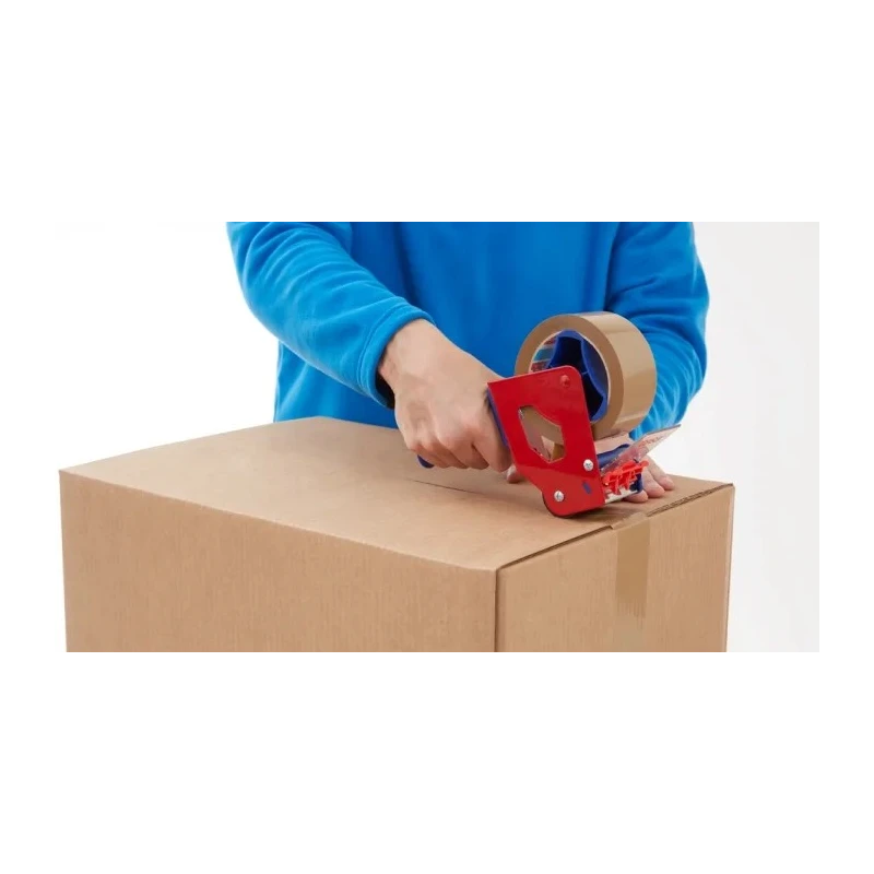 Tesa Brown 4124 Packing Tape, 66 m Length x 50 mm Width, 65μm PVC Backing, 3.2 N/cm Adhesion Strength 04124-00096-00