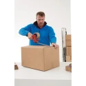Tesa Brown 4124 Packing Tape, 66 m Length x 50 mm Width, 65μm PVC Backing, 3.2 N/cm Adhesion Strength 04124-00096-00