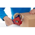Tesa Brown 4124 Packing Tape, 66 m Length x 50 mm Width, 65μm PVC Backing, 3.2 N/cm Adhesion Strength 04124-00096-00