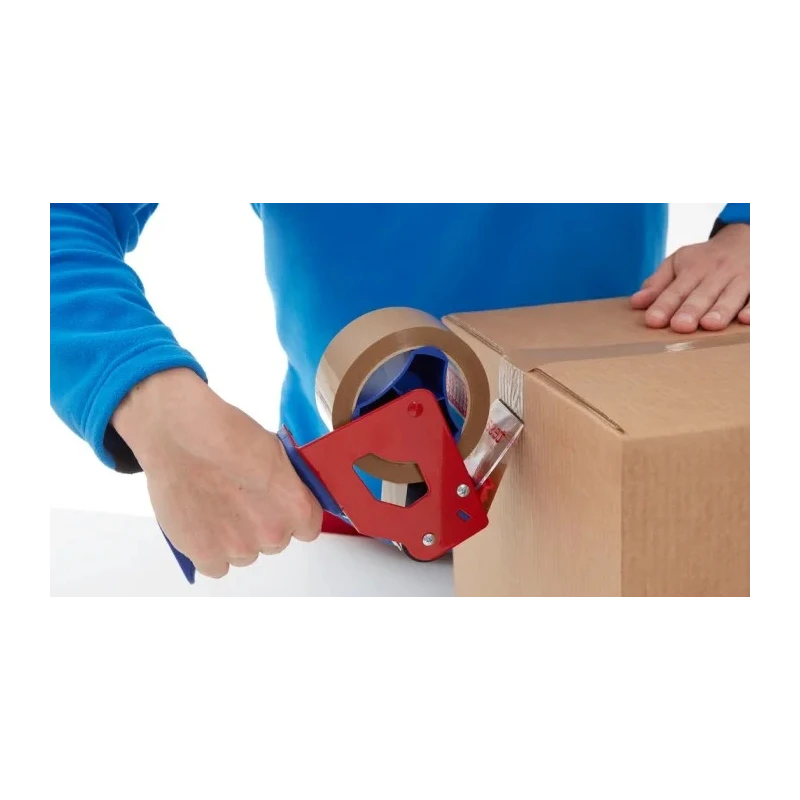 Tesa Brown 4124 Packing Tape, 66 m Length x 50 mm Width, 65μm PVC Backing, 3.2 N/cm Adhesion Strength 04124-00096-00