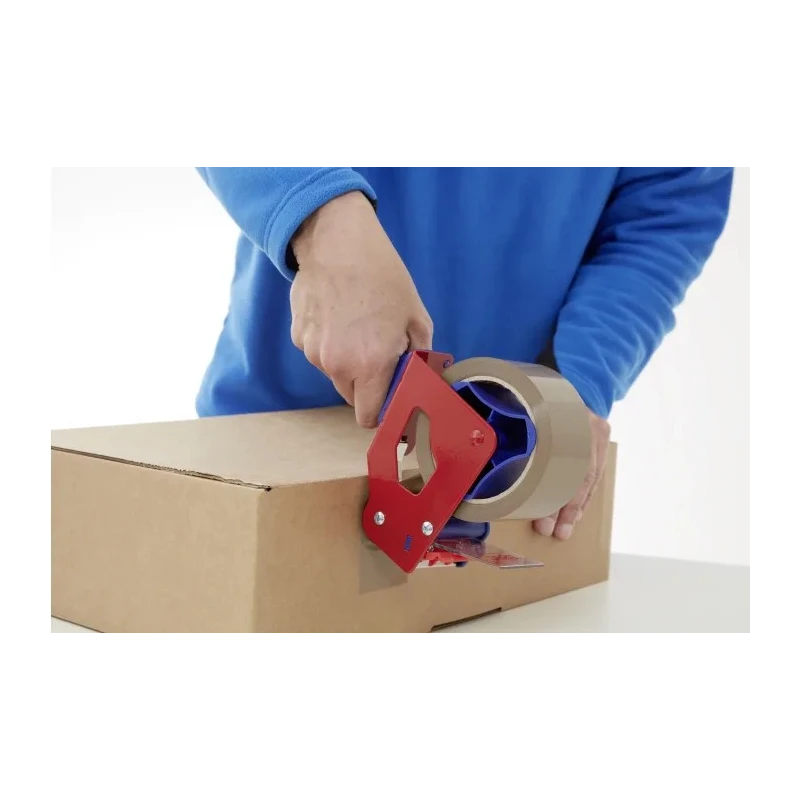 Tesa Brown 4120 Packing Tape, Polyvinyl Chloride Backing, 50mm Width x 66m Length, 49mm Thickness 04120-00042-00