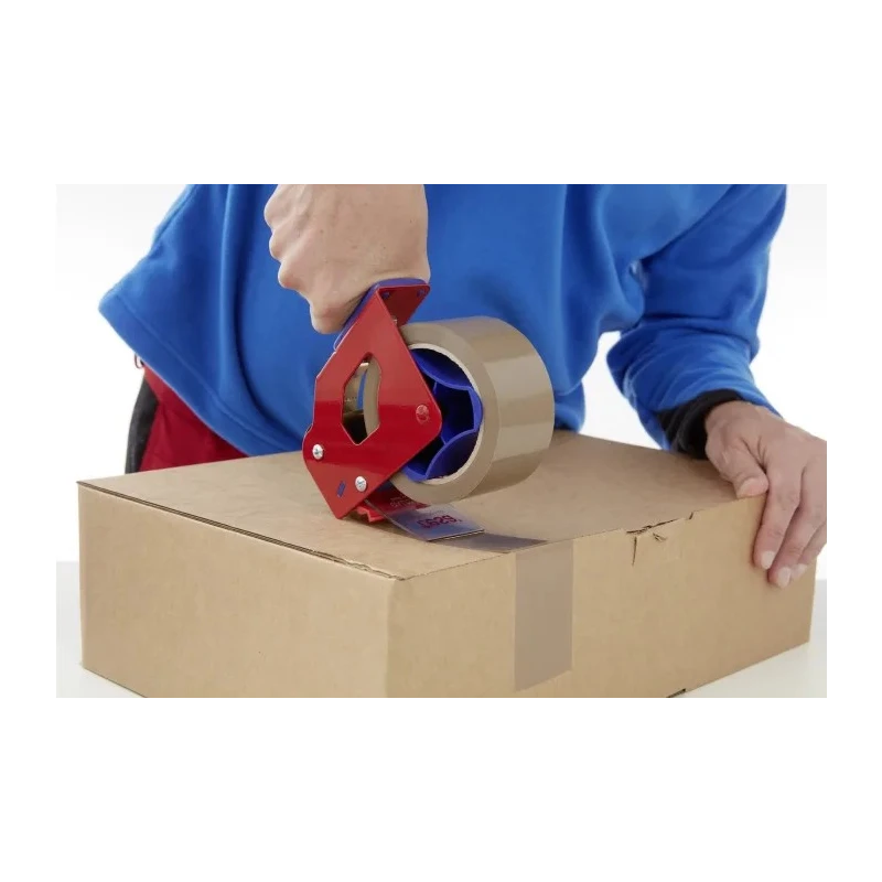 Tesa Brown 4120 Packing Tape, Polyvinyl Chloride Backing, 50mm Width x 66m Length, 49mm Thickness 04120-00042-00