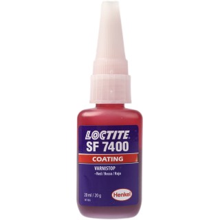 Loctite Varnistop 7400 Red Thread Lock Liquid, 20 ml Bottle, 6 h Cure Time 88319