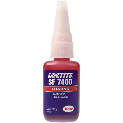 Loctite Varnistop 7400 Red Thread Lock Liquid, 20 ml Bottle, 6 h Cure Time 88319