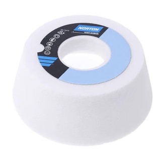 Norton Taper Cup Aluminium Oxide Abrasive Wheel 125 mm Diameter P60 Grit 66253358219