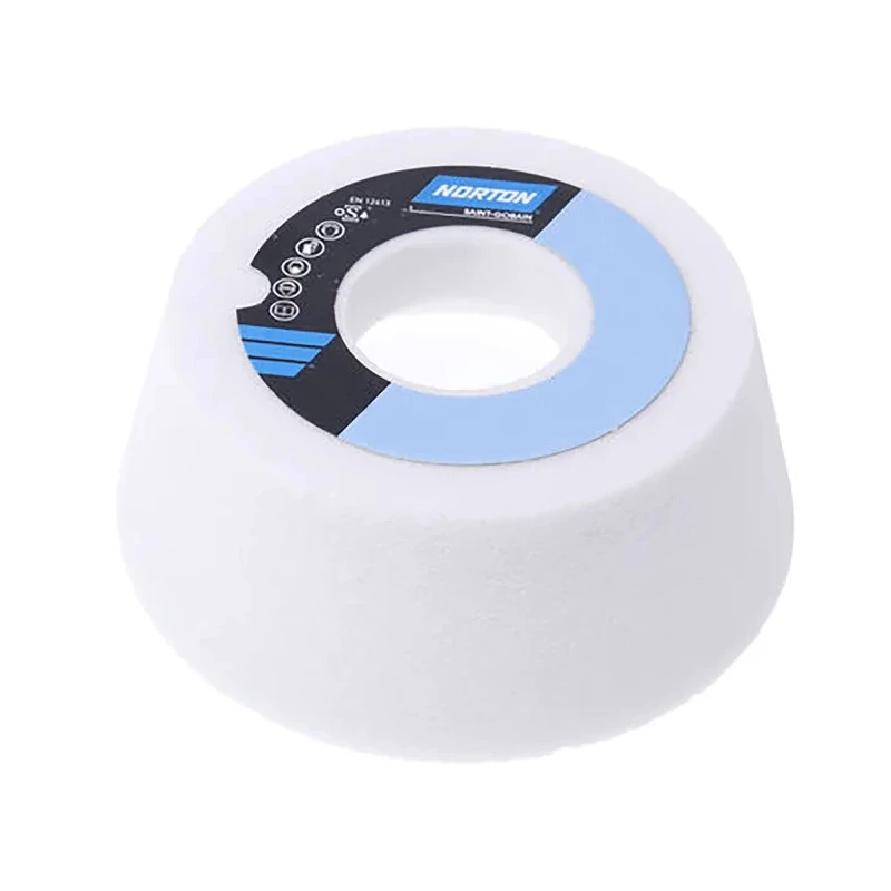 Norton Taper Cup Aluminium Oxide Abrasive Wheel 125 mm Diameter P60 Grit 66253358219