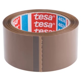 Tesa Brown 4024 Packing Tape 66 m x 50mm Brown Polypropylene Film Acrylic Adhesive 04024-00235-04