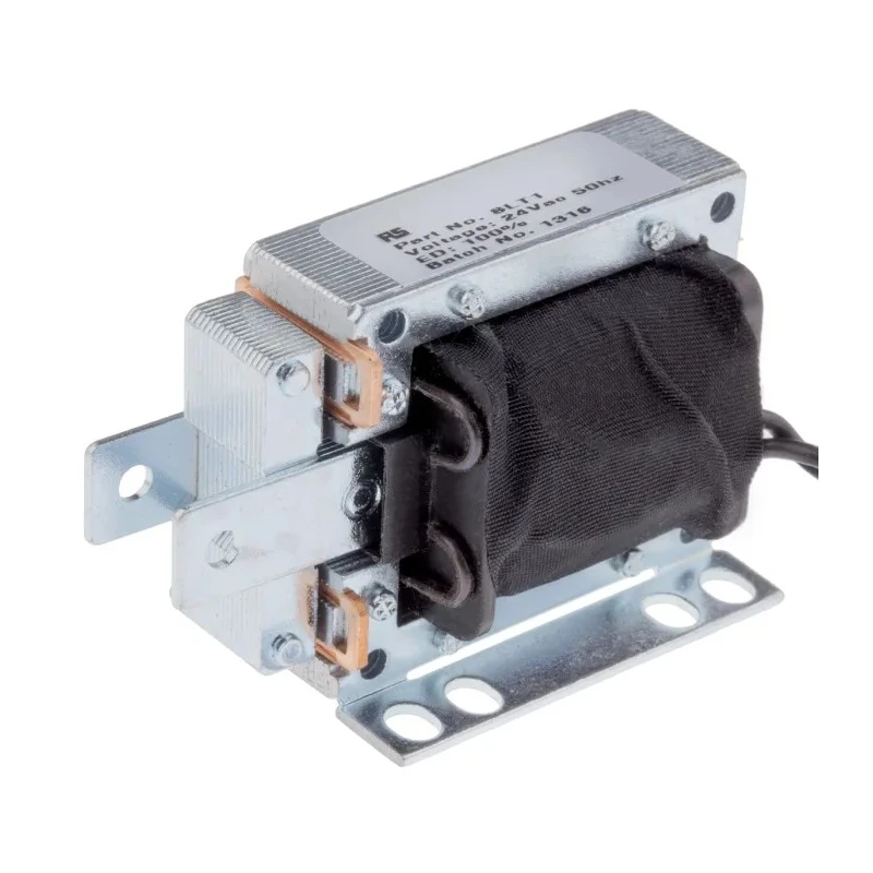 Solentec Limited Linear Solenoid Pull Action, 24V AC, 9W Power, 57mm Length, 31mm Width, 30.5mm Depth STL1