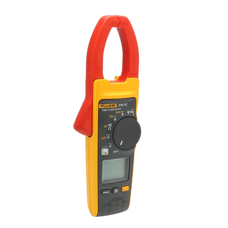 Fluke 376 FC AC/DC Clamp Meter, 999.9 A AC/DC, 1000 V AC/DC, True RMS, Non-Contact Voltage Detector FLUKE-376 FC