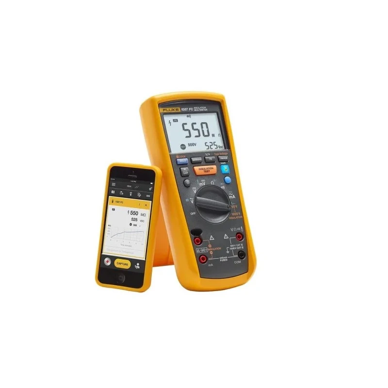 Fluke Insulation Multimeter 50 V Min, 1 kV Max, 2 GΩ Insulation Resistance, CAT IV 600 V, CAT III 1000 V FLUKE-1587 FC