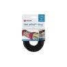 VELCRO® Black Reclosable Fastener 25mm Width x 300mm Length, One-Wrap Loop Type Polypropylene and Polyamide VEL-OW64802