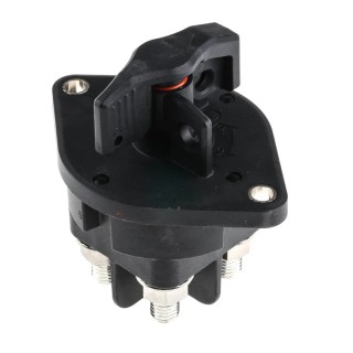 Littelfuse 2-Pole Flange Battery Isolator Switch, TR Series, 500A, IP67 IP69K, 48V DC, Padlock Compatible 880175