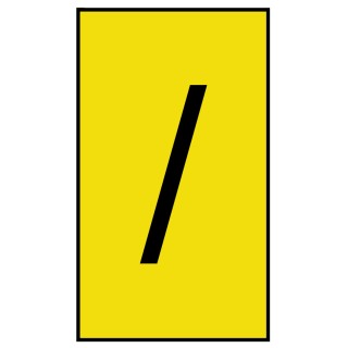 HellermannTyton Ovalgrip Slide-On Cable Marker, Pre-Printed "/", Yellow Marker for 1.8 mm to 6.3 mm 901-10626 906-4696-YE